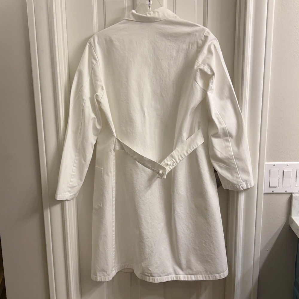 LAB COAT -Fashion Seal Healthcare White Cotton - Picture 5 of 8